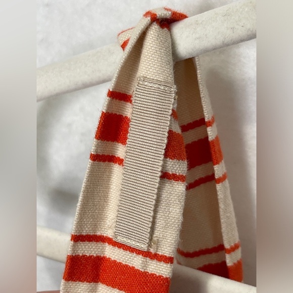 CABI Orange & Ivory Stripe Brunch Baby Doll Tank Top Style 6102 - Picture 3 of 7